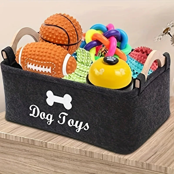 Felt Pet Toy Organizer