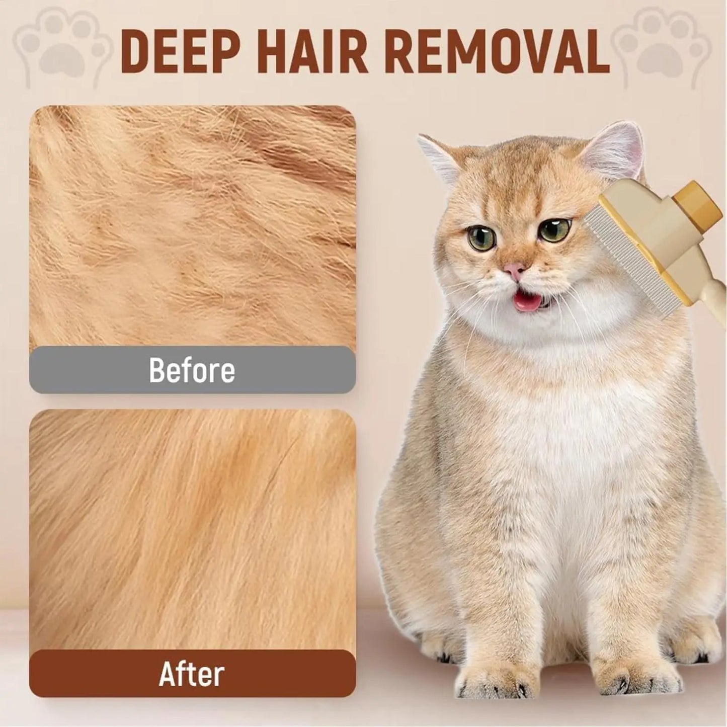 Easy Cat Grooming Comb